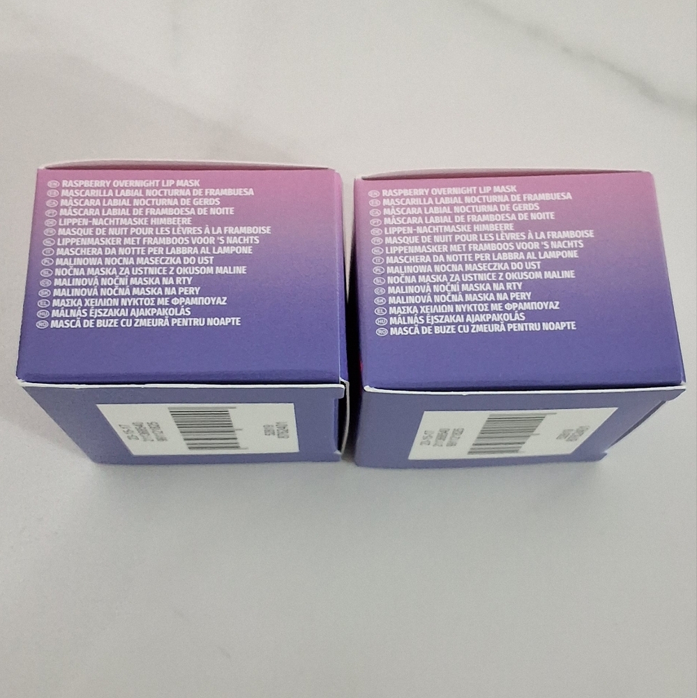 PS Raspberry Overnight Lip Mask With Raspberry Seed Oil, Bundle Of 2, NEW - Picture 3 of 5